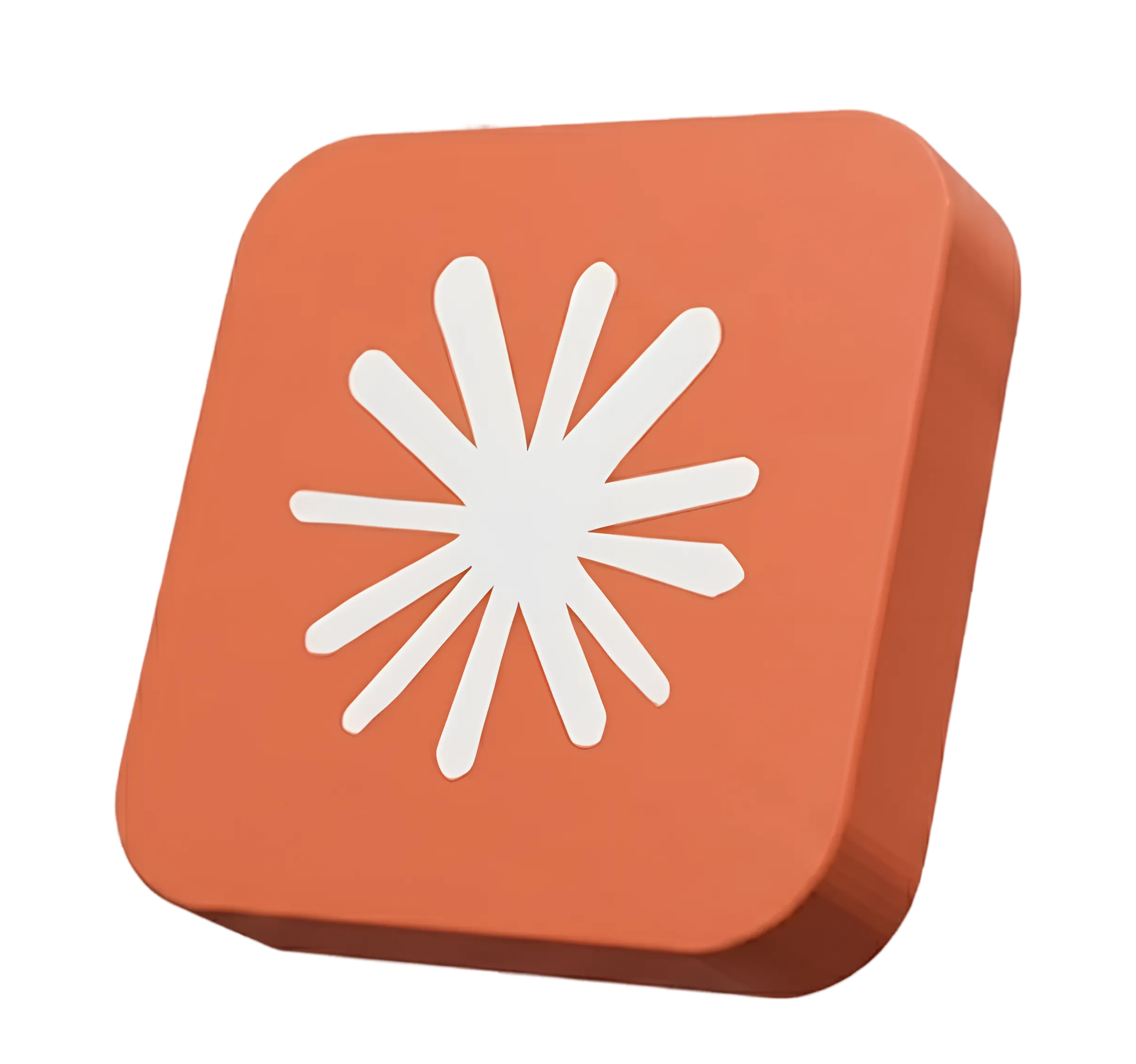 3D Claude Logo